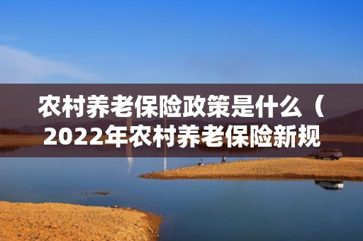农村养老保险政策是什么（2022年农村养老保险新规定）